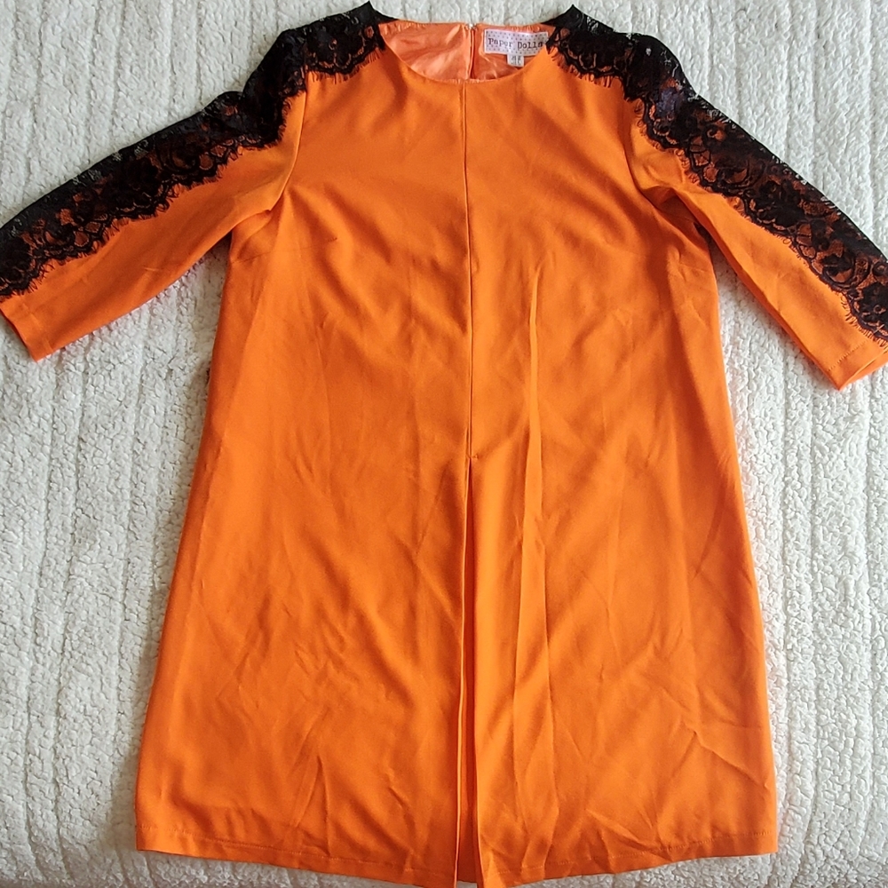 Paper Dolls orange dress